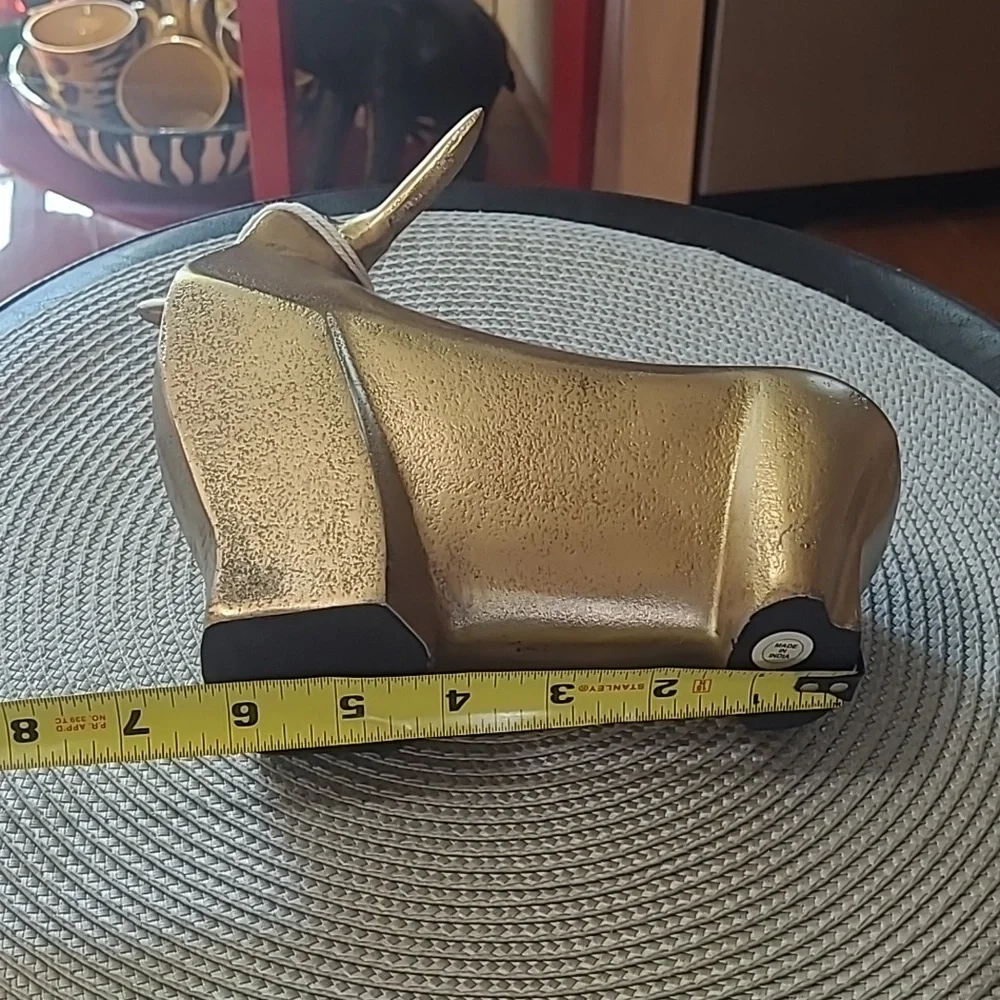 Metal Longhorn Bull Decor - Picture 9 of 10